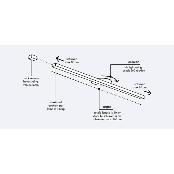 Lightswing Lightswing Single | L 90 cm
