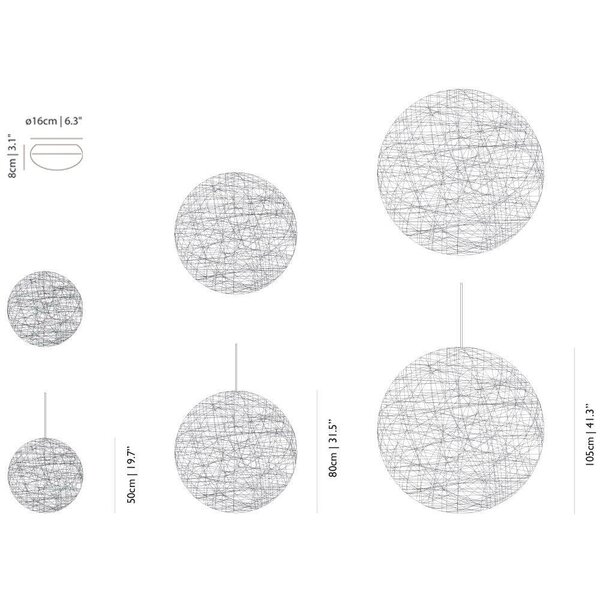 Moooi Hanglamp Random Light II Small