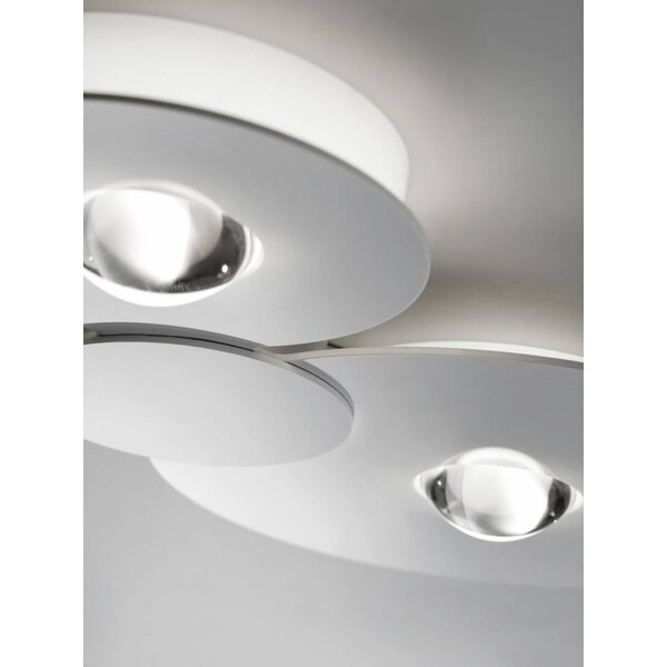 Lodes Dimbare 2-lichts plafondlamp Bugia Double met geïntegreerd LED