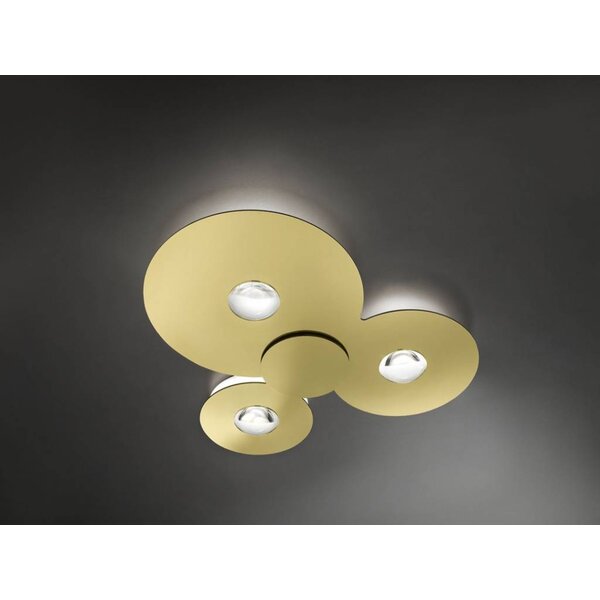 Lodes Dimbare 3-lichts plafondlamp Bugia Triple met geïntegreerd LED