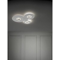 Lodes Dimbare 3-lichts plafondlamp Bugia Triple met geïntegreerd LED
