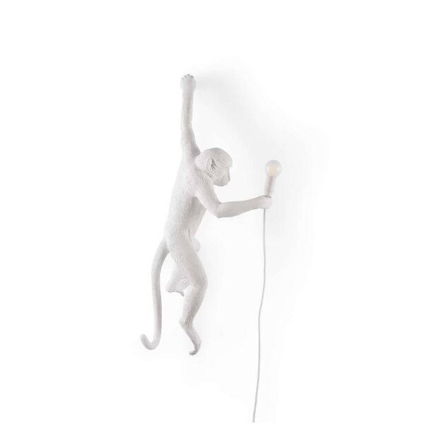 Seletti Wandlamp Monkey Lamp Hanging Links Wit Indoor/Outdoor