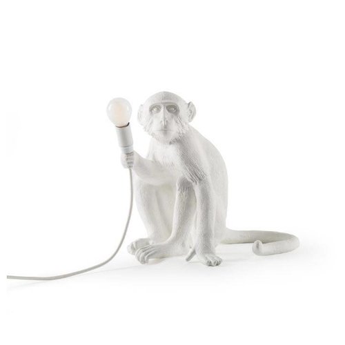 Monkey Lamp Sitting 