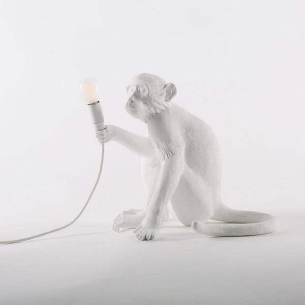 Seletti Tafellamp Monkey Lamp Sitting Wit Indoor/Outdoor