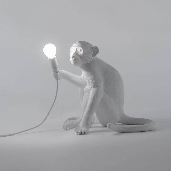 Seletti Tafellamp Monkey Lamp Sitting Wit Indoor/Outdoor