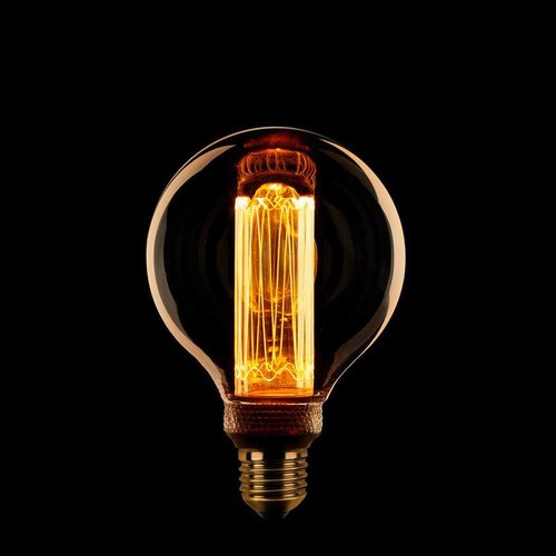 LED E27 G80 | Amber/goud 