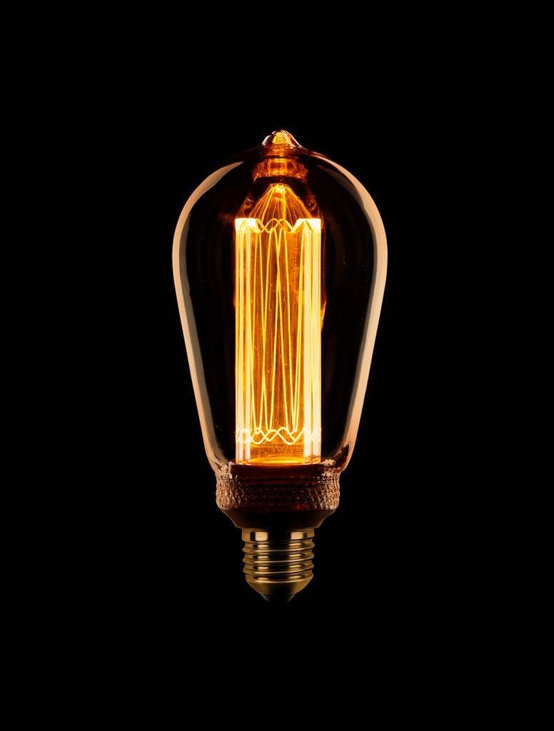 Belofte Lunch verschijnen Dimbare LED Lichtbron Kooldraad Edison | E27 - 3,5 Watt - 120 lumen -  Designlamp.nl