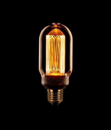 LED E27 T45 | Amber/goud 