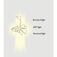 Slamp Dimbare hanglamp Étoile Large met geïntegreerde LED