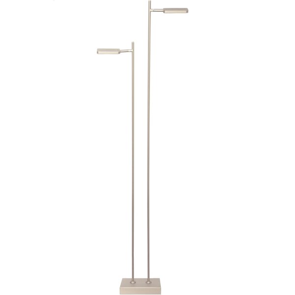 Freelight Dimbare 2-lichts vloerlamp Block met geïntegreerde LED