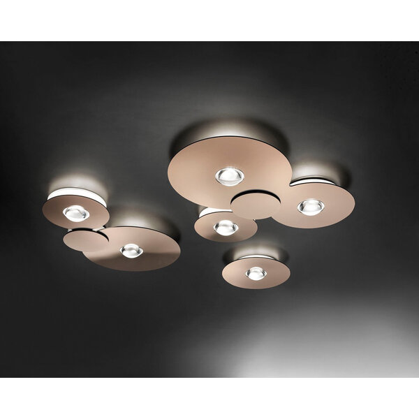 Lodes Dimbare 2-lichts plafondlamp Bugia Double met geïntegreerd LED