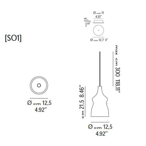 Lodes Dimbare hanglamp Nostalgia Small met geïntegreerde LED