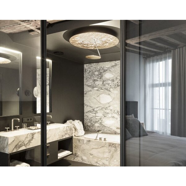 Catellani & Smith Dimbare plafondlamp Lederam C180 met geïntegreerde LED
