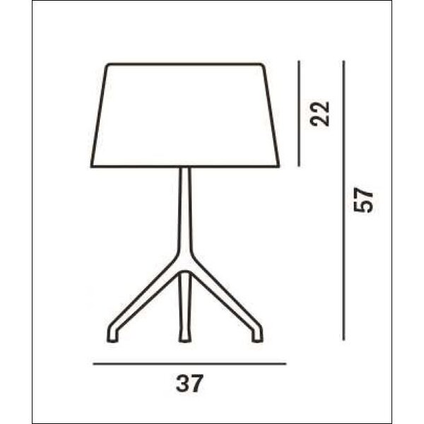 Foscarini Dimbare tafellamp Lumiere XXL