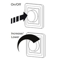 Draaidimmer voor LED VD300 0-300 Watt