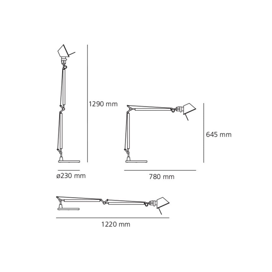 Tafellamp Tolomeo Tavolo