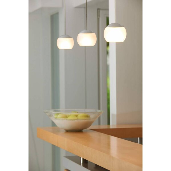 Oligo Showroommodel: in hoogte verstelbare en dimbare 1-lichts Hanglamp Balino met geïntegreerde LED | satijn/chroom