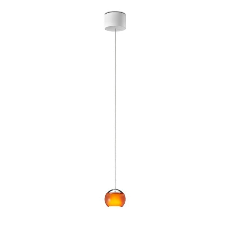In hoogte verstelbare en dimbare 1-lichts Hanglamp Balino met geïntegreerde LED