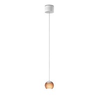 In hoogte verstelbare en dimbare 1-lichts Hanglamp Balino met geïntegreerde LED