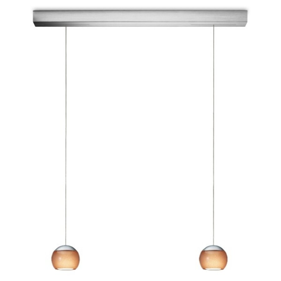 Dimbare 2-lichts hanglamp Balino met geïntegreerde LED