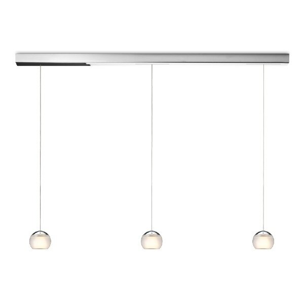 Oligo Dimbare 3-lichts hanglamp Balino met geïntegreerde LED