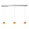 Oligo Dimbare 3-lichts hanglamp Balino met geïntegreerde LED Oligo Dimbare 3-lichts hanglamp Balino met geïntegreerde LED