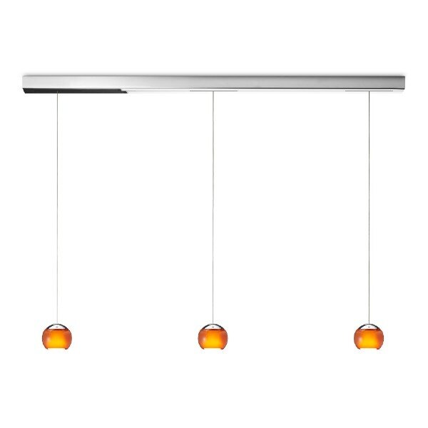 Oligo Dimbare 3-lichts hanglamp Balino met geïntegreerde LED