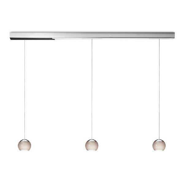 Oligo Dimbare 3-lichts hanglamp Balino met geïntegreerde LED