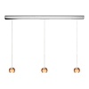 Oligo Dimbare 3-lichts hanglamp Balino met geïntegreerde LED Oligo Dimbare 3-lichts hanglamp Balino met geïntegreerde LED
