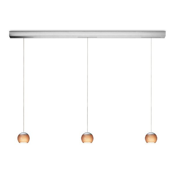 Oligo Dimbare 3-lichts hanglamp Balino met geïntegreerde LED
