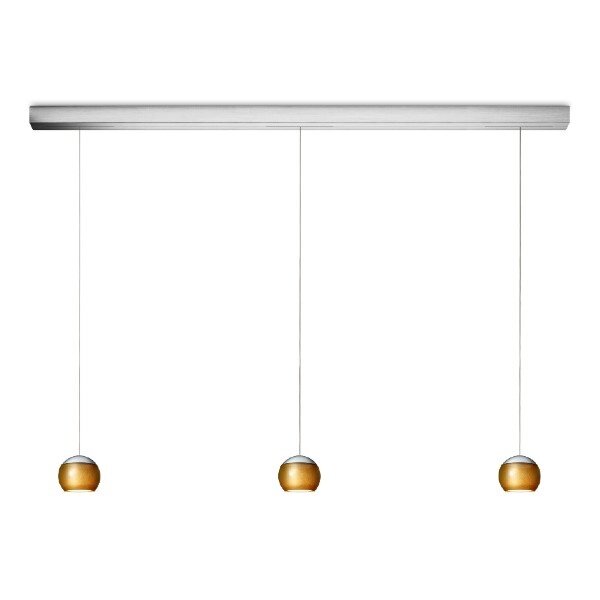 Oligo Dimbare 3-lichts hanglamp Balino met geïntegreerde LED