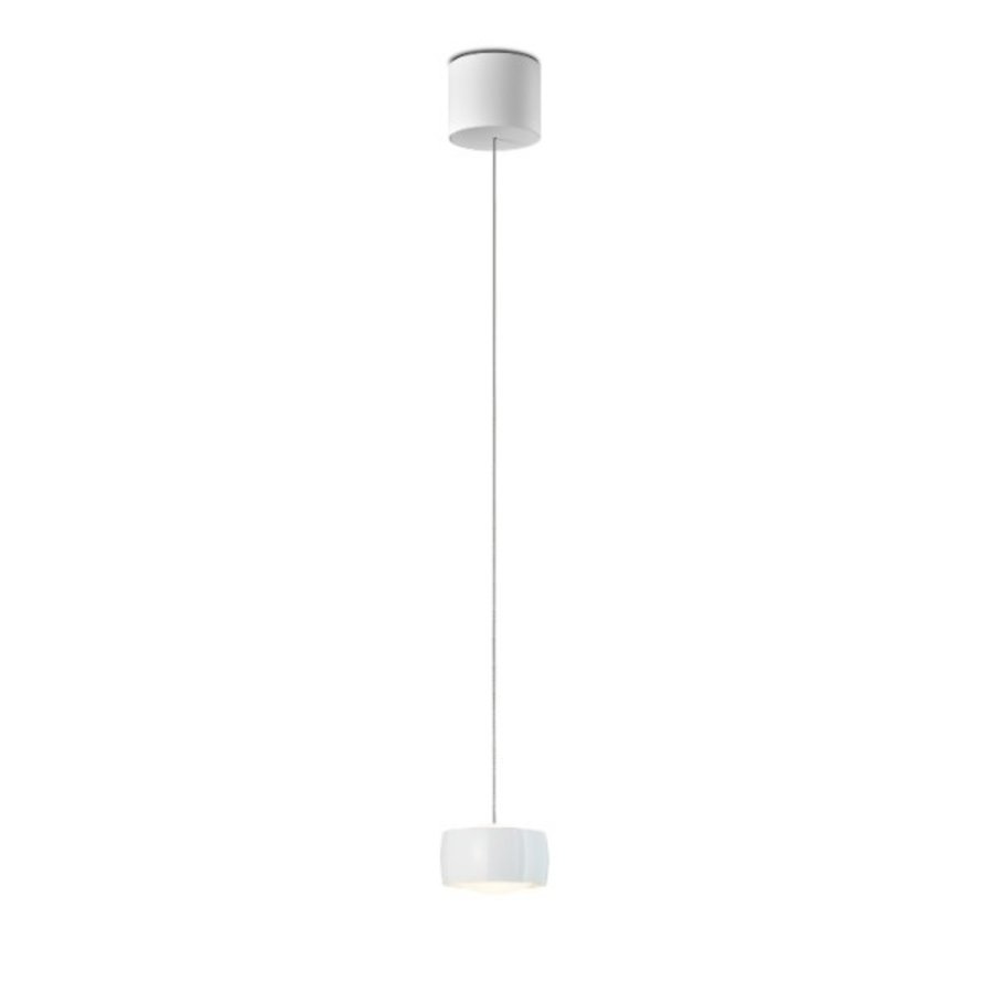 In hoogte verstelbare en dimbare 1-lichts hanglamp Grace met geïntegreerde LED