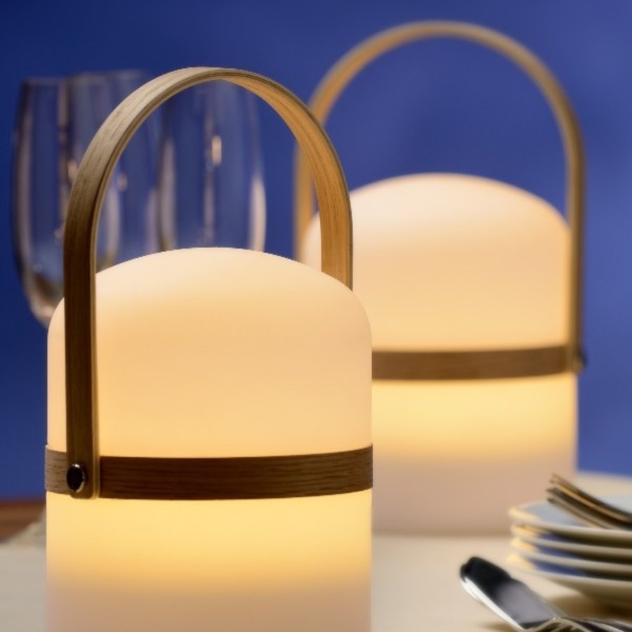 Lucide Oplaadbare/Dimbare Tafellamp voor buiten Joe Ø 14,5 cm