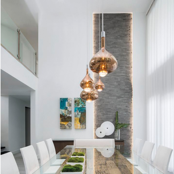 Lodes Dimbare hanglamp Sky-Fall Medium met geïntegreerde LED