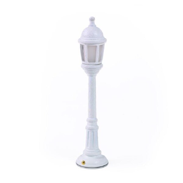 Seletti Oplaadbare en 3-staps dimbare tafellamp Street Lamp Dining met geïntegreerde LED