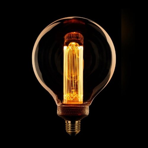LED E27 G125 | Amber/goud 