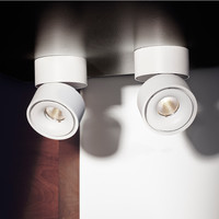 Antidark Kantelbare, draaibare én dimbare 1-lichts opbouwspot Easy W100 met geïntegreerde LED