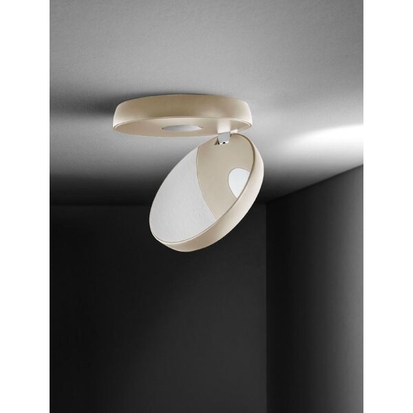 Lodes Dimbare opbouwspot Nautilus met geïntegreerde LED