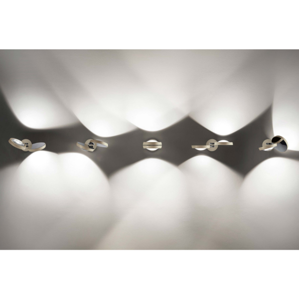 Lodes Dimbare wandlamp Nautilus met geïntegreerde LED
