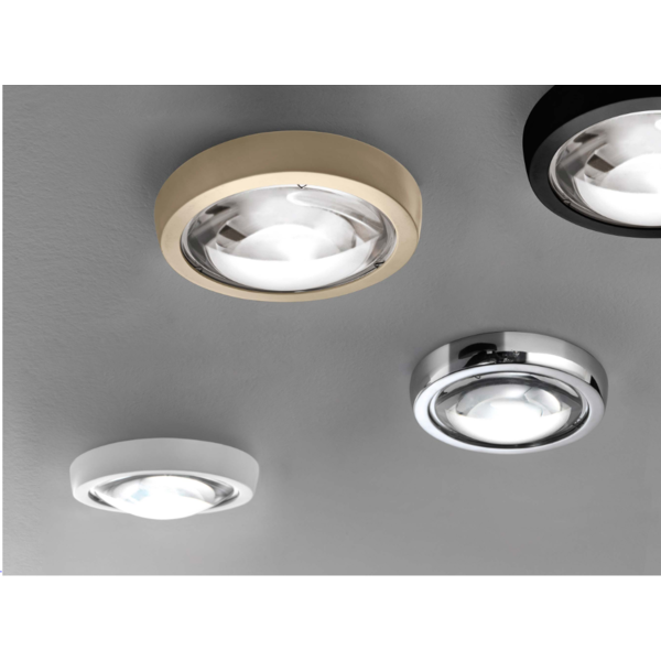 Lodes Dimbare opbouwspot Nautilus met geïntegreerde LED