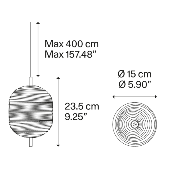 Lodes Dimbare hanglamp Jefferson Small met geïntegreerde LED