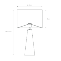 Lucide Tafellamp Extravaganza Velvet