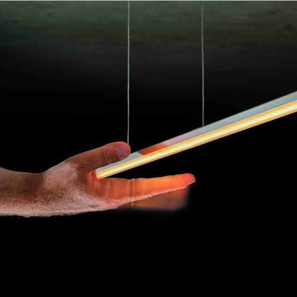 Holtkötter In hoogte verstelbare en 'Dim to Warm' dimbare hanglamp Epsilon RR met geïntegreerde LED | Lengte 163 cm