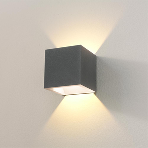 Artdelight Dimbare in- en outdoor wandlamp Cube met geïntegreerde LED  | IP65