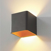 Dimbare wandlamp Fulda met geïntegreerde LED