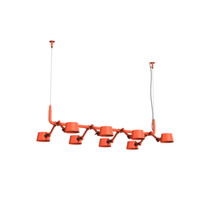 Tonone 8-lichts hanglamp Tonone Bolt Pendant