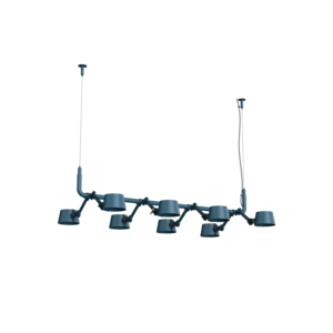 Tonone 8-lichts hanglamp Tonone Bolt Pendant