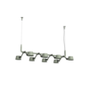 Tonone 8-lichts hanglamp Tonone Bolt Pendant