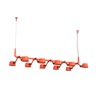 Tonone 10-lichts hanglamp Tonone Bolt Pendant