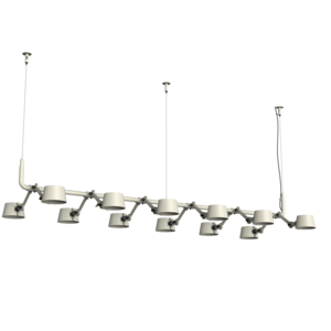 Tonone 12-lichts hanglamp Tonone Bolt Pendant